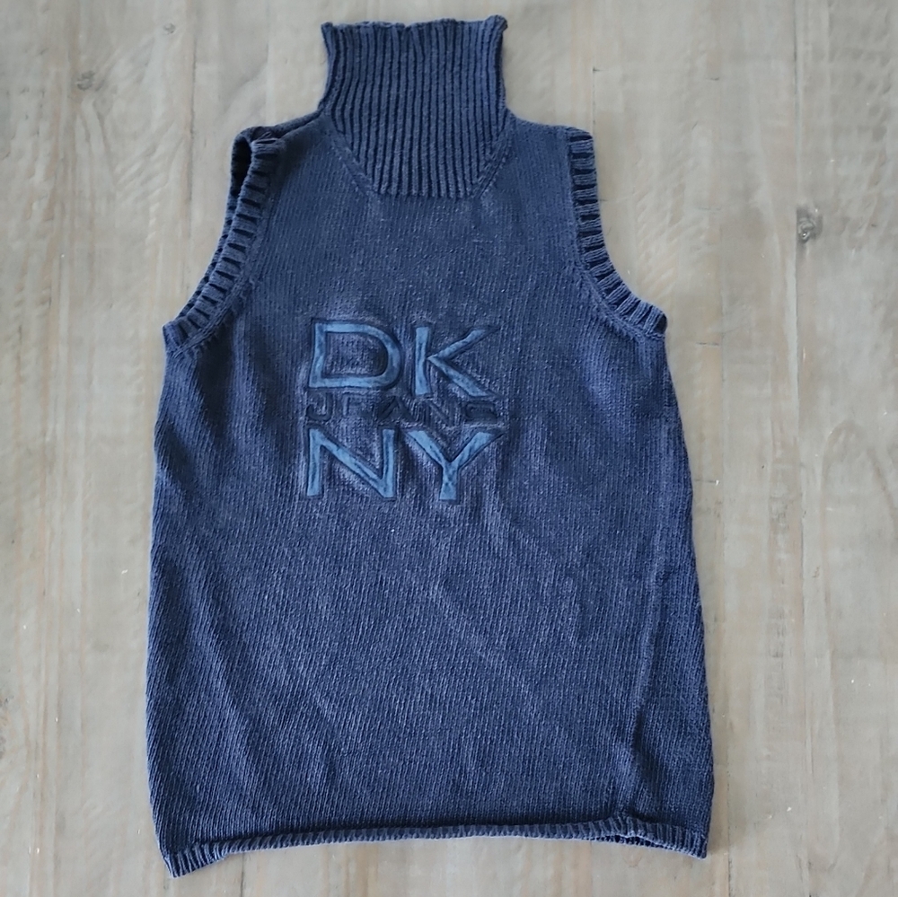 DKNY Women's Navy Sweater Vest #A0009